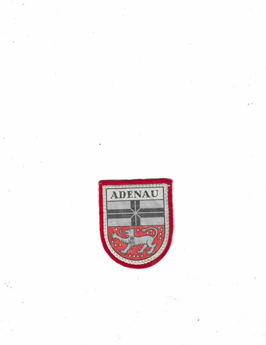 Altes stoffwappen adenau - altes,