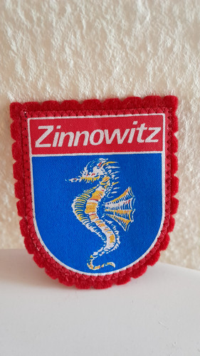 Wappen stoffwappen zinnowitz - stoffwappen,