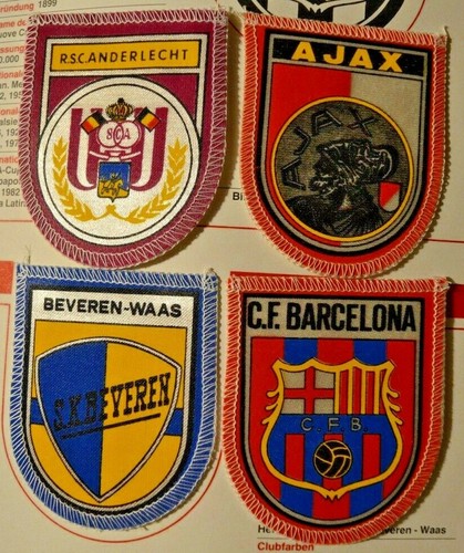 Tolle fußball stoffwappen - tolle, fußball-stoffwappen